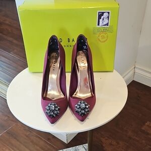 Ted Baker Oxblood Heels